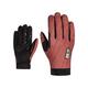 Ziener CROM Touch Men's Long Fingerless Mountain Bike/Mountain Bike Gloves | Long Finger Gloves with Touch Function - Breathable, Cushioning, Chestnut, 9.5