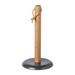 Casafina Pacifica Plastic/Wood Free-Standing Paper Towel Holder Wood/ in Black | 13.75 H x 7 W x 7 D in | Wayfair SODS01-SEE