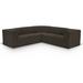 Brown Sectional - Meridian Furniture USA Ollie 5 - Piece Upholstered Sectional, Polyester | 30 H x 98 W x 98 D in | Wayfair 118Brown-Sec5B