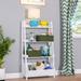 RiverRidge Home Ladder Shelf w/ Toy Organizer Wood in Green/White | Wayfair 02-453K