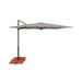 Sol 72 Outdoor™ Cora 103.2" Square Cantilever Umbrella Metal in Gray | Wayfair 5E4E2A47CF71491AB8F07964AE35DBAF