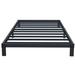 Alwyn Home Alson 7" Bed Frame Metal in Brown | 7 H x 38 W x 80 D in | Wayfair 13D57C982F0A4FF78A326A2D4D1ED32E