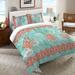 Bayou Breeze Arrietta Microfiber Duvet Cover Microfiber in Blue/Orange/White | Twin Duvet Cover | Wayfair F772AD691C024E05AEF996BB1D623568