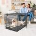 Tucker Murphy Pet™ Dog Crate Metal in Black | 25 H x 36.6 W x 23 D in | Wayfair D351DD5D23AD4099A4B8B756DF3F5646