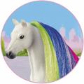 Schleich 42654 - Horse Club, Haare Beauty Horses Rainbow, Wechsel-Haar-Set Mähne+Schweif - Schleich