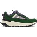 Beige & Green Lite Runner Sneakers