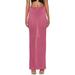 Pink Slinky Maxi Skirt