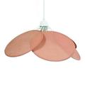 Suspension pétale de coton rose blush Ø 73 cmxH 50 cm