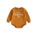 Baby Halloween Rompers Newborn Letter Print Long Sleeve Bodysuit