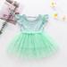 Sokhug Toddler Kids Baby Girls Striped Princess Dress Christmas Outfits Clothes