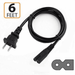 KIRCUIT AC Power Cord Cable for Sony CFDG505BLACK CFD-G700CP CFDG700CP CFD-V10 CFD-V15 CFD-V17 CFDV10 CFDV15 CFDV17 CFD-V20 CFD-V30 CFDV20 CFDV25 CFDV30 Xplod CD Radio Cassette Recorder X plod Corder