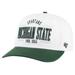 Men's '47 White Michigan State Spartans Streamline Hitch Adjustable Hat