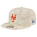 Men's New Era Cream York Mets Spring Training Leaf 9FIFTY Snapback Hat