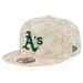 Men's New Era Cream Oakland Athletics Spring Training Leaf 9FIFTY Snapback Hat