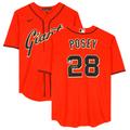 Buster Posey San Francisco Giants Autographed Orange Replica Jersey