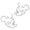 BaubleBar Mickey Mouse Outline Earrings