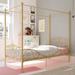 Twin Metal Bed in Gold