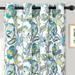 DriftAway Layla Classic America Style Floral Leaves Window Curtain Grommet