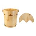 Toysmith Foot Soaking Tub Wood Foot Bath Foot Tub Bucket Portable Foot Bath Handmade Footbathing Wood Footbath Basin Footbath Bucket C