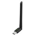 Chicmine USB2.0 Wi-Fi Adapter 2.4Ghz Wireless Network Card External Wi-Fi Signal Receiver 150Mbp/s High Performance USB Network Card For Laptop Desktop