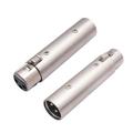 Htovila Audio Connector Female Cable Adapter Pin Female Cable Male Audio Converter Alloy Shell 3 Converter Zinc Alloy XLR Adapter 2pcs Male Female Adapter XLR Male Female XLR Female Male 3 Pin Female