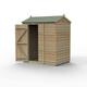 Forest Garden 4LIFE Reverse Apex Shed 6x4, 1 Door No Windows