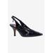 Wide Width Women's Vanani Pump by J. Renee in Patent Black (Size 8 1/2 W)