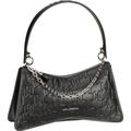 Karl Lagerfeld - Abendtasche K/Seven Element Shoulderbag Embossed Handtaschen Schwarz Damen