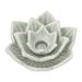 Lotus Flower in Green,'Celadon Ceramic Green Candle Holder Handmade in Thailand'