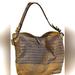 Coach Bags | Coach Logo Tan Pre-Owned Shoulder Bag | Color: Tan | Size: Os