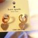 Kate Spade Jewelry | Kate Spade Heart Delicate Errings Nwt | Color: Gold | Size: Os