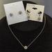 Kate Spade Jewelry | (#246) Nwot Kate Spade 3pc Silver Toned Gem Encrusted Sphere Necklace & Earrings | Color: Silver | Size: Os