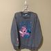 Disney Tops | Disney’s Lilo & Stitch Pullover Crewneck Sweatshirt-Size Xl Nwt | Color: Blue/Gray | Size: Xl