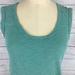 Anthropologie Tops | Anthropologie T La Green Striped Scoop Neck Tank Top Size Xl | Color: Green | Size: Xl