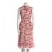 Kate Spade Dresses | Kate Spade Silk Nouveau Bloom Smoked Dress Pink Sand Size S | Color: Cream/Pink | Size: S