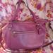 Coach Bags | Coach Vintage Alexandra Purple Berry Leather Satchel/Shoulder Bag | Color: Purple | Size: 13.5"L X 12 5"H