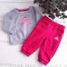 Adidas Matching Sets | Adidas Baby Sweatsuit Two Pieces Pink And Grey Size 6 Months | Color: Gray/Pink | Size: 6mb