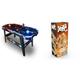 Carromco Airhockey Tisch Fire & Ice - Air Hockey Spieltisch mit LED Lichteffekten - mit belüftetem Spielfeld & Hasbro Gaming Jenga Classic