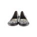 Jack Rogers Flats: Slip-on Chunky Heel Casual Black Shoes - Women's Size 8 1/2 - Round Toe