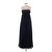 Marchesa Cocktail Dress - Maxi: Black Dresses - Women's Size 10