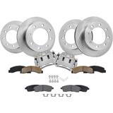 1999 Ford F250 Super Duty Front and Rear Brake Pad Rotor and Caliper Set - Detroit Axle