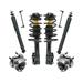 2007-2009 Saturn Aura Front and Rear Shock Strut Coil Spring Wheel Hub Kit - TRQ