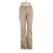 Lee Khaki Pant Flared Leg Boyfriend: Tan Print Bottoms - Women's Size 10