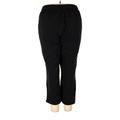 Woman Within Casual Pants - High Rise: Black Bottoms - Women's Size 36 Petite