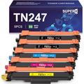 LEMERO SUPERX TN247 TN243 Toner Compatible with Brother TN-247 TN-243 TN247 TN243 for Brother MFC-L3750CDW MFC-L3770CDW MFC-L3730CDN MFC-L3710CW, DCP-L3510CDW, HL-L3210CW HL-L3210CW HL-L3330CDN 270CDW