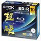 TDK Blu-ray BD-R Disk | Super Hard Coating Surface 25GB 4x Speed 10 Pack (Japan Import)