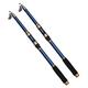 Fishing Rod Sea Fishing Rod Set Fishing Rod Throwing Rod Long-range Throwing Rod Sea Fishing Rod Ultra-light and Ultra-hard Combination Complete Set Fishing Pole (Color : Blu, Size : 2.1m)