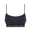 Bandeau-Bikini-Top CALVIN KLEIN SWIMWEAR "BRALETTE-RP" Gr. S (36), N-Gr, schwarz (black) Damen Bikini-Oberteile Ocean Blue