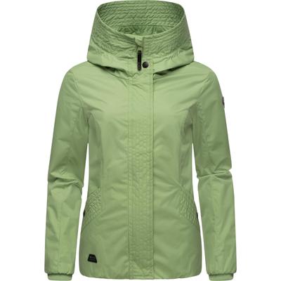 Outdoorjacke RAGWEAR "Vannesa", Damen, Gr. S (36), grün (hellgrün), Außenmaterial: 100% Polyester, Innenfutter: 100% Polyester, modisch, gerade hüftbedeckend, Langarm Ärmel ohne Ärmelschlitz Rippstrickbündchen, Jacken, Wasserdichte Damen... Image
