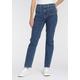 Straight-Jeans LEVI'S "724 TAILORED W/ WELT PK" Gr. 26, Länge 32, blau (stage fright) Damen Jeans Gerade